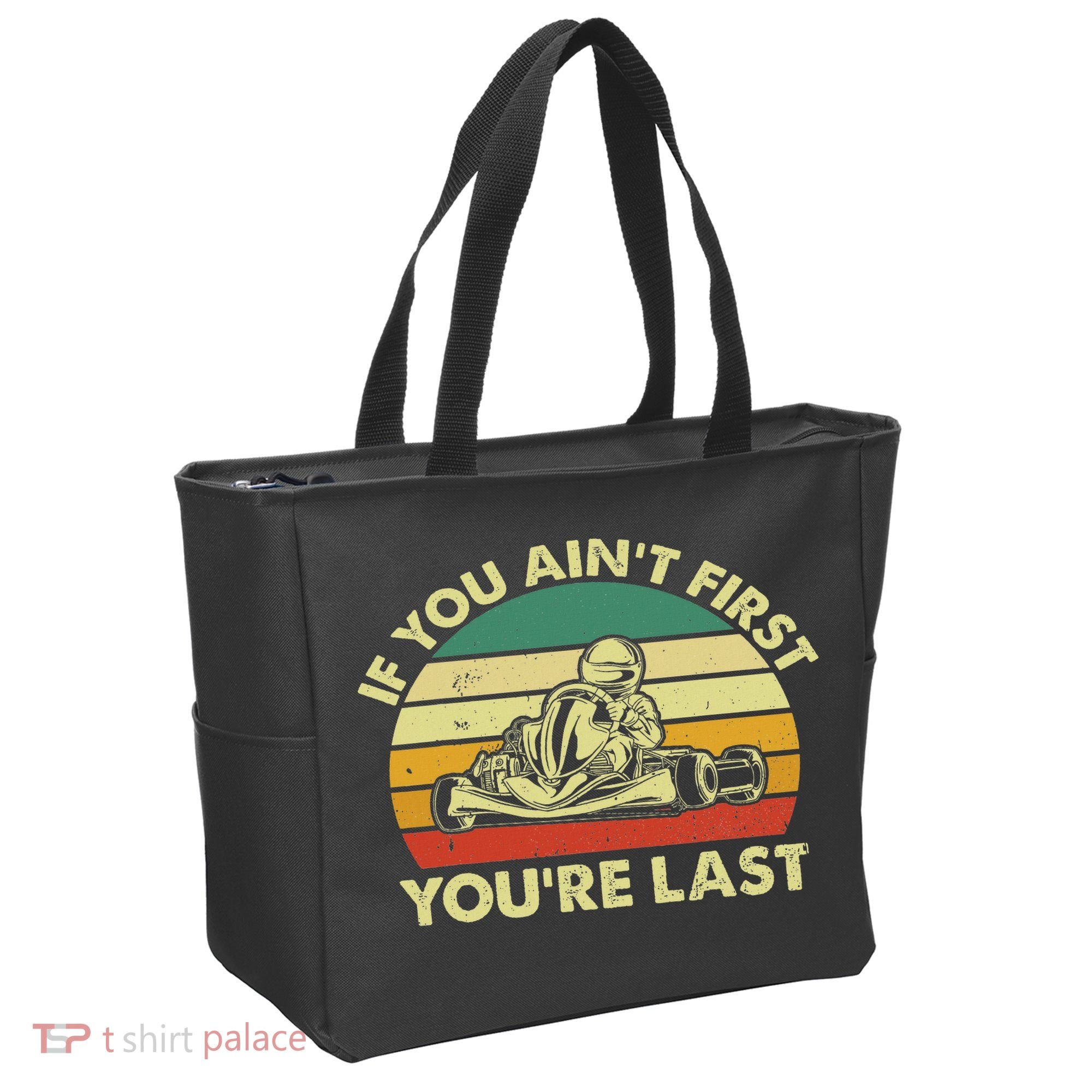 Funny Go Kart Racing Race Car Kart Racer Tote Bag