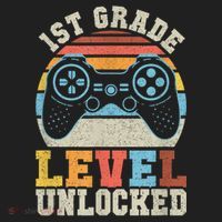 First Grade Level Unlocked Gamer 1st Day Of School Boys Beanie thumb 2