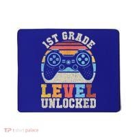 First Grade Level Unlocked Gamer 1st Day Of School Boys Mousepad thumb 0