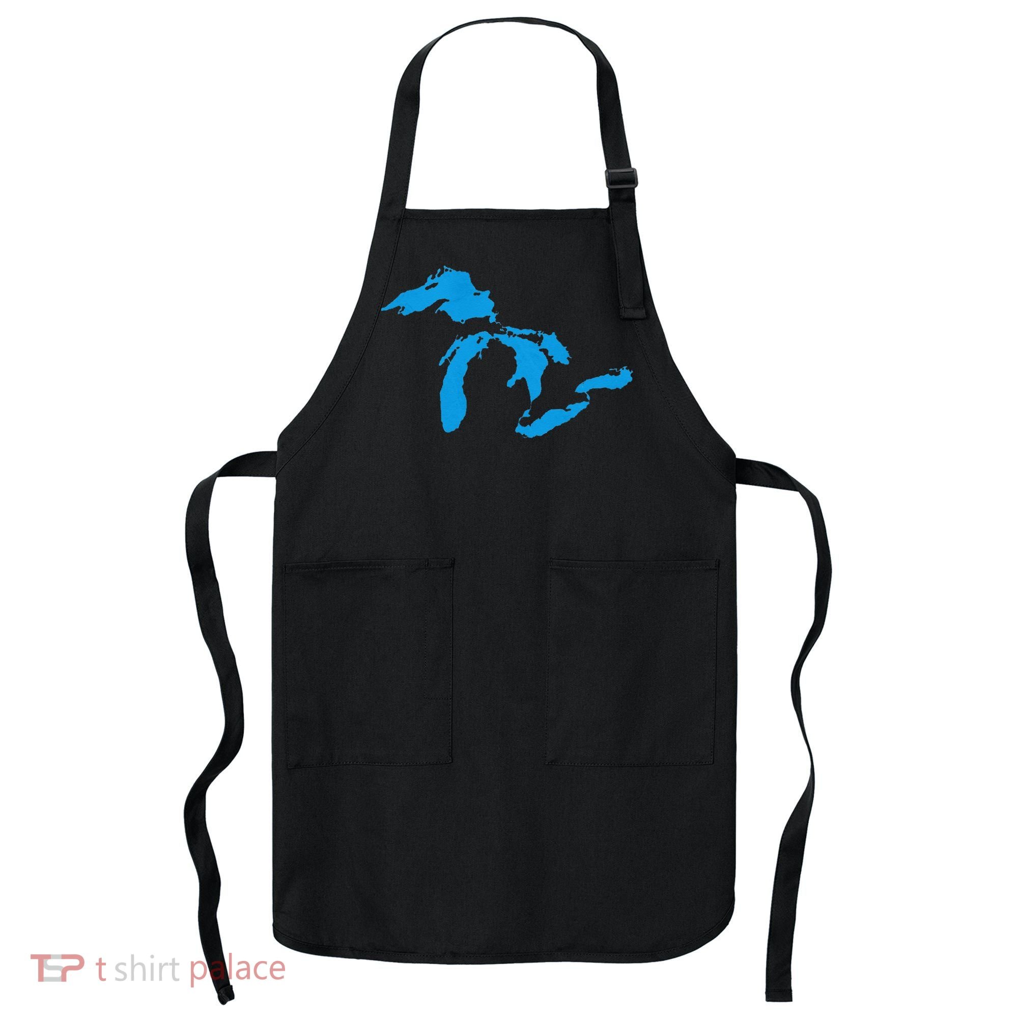 Five Great Lakes American Midwest Native Fresh Water Apron