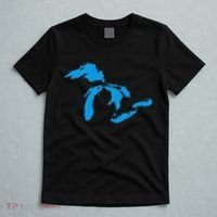Five Great Lakes American Midwest Native Fresh Water T-Shirt thumb 5