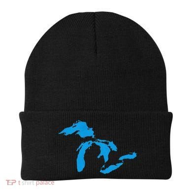 Five Great Lakes American Midwest Native Fresh Water Beanie