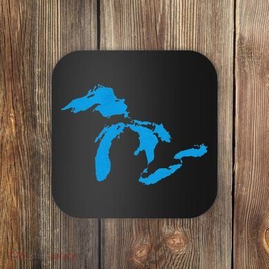 Five Great Lakes American Midwest Native Fresh Water Coaster