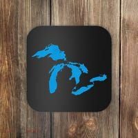 Five Great Lakes American Midwest Native Fresh Water Coaster thumb 0