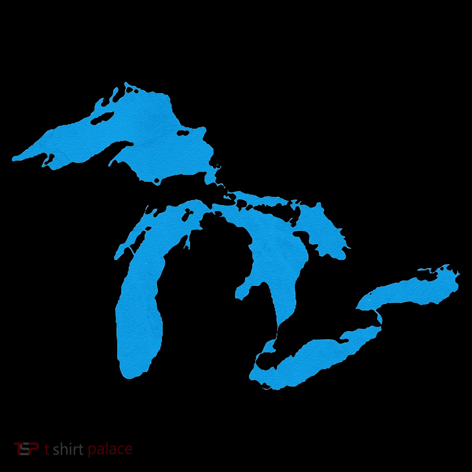 Five Great Lakes American Midwest Native Fresh Water Coaster