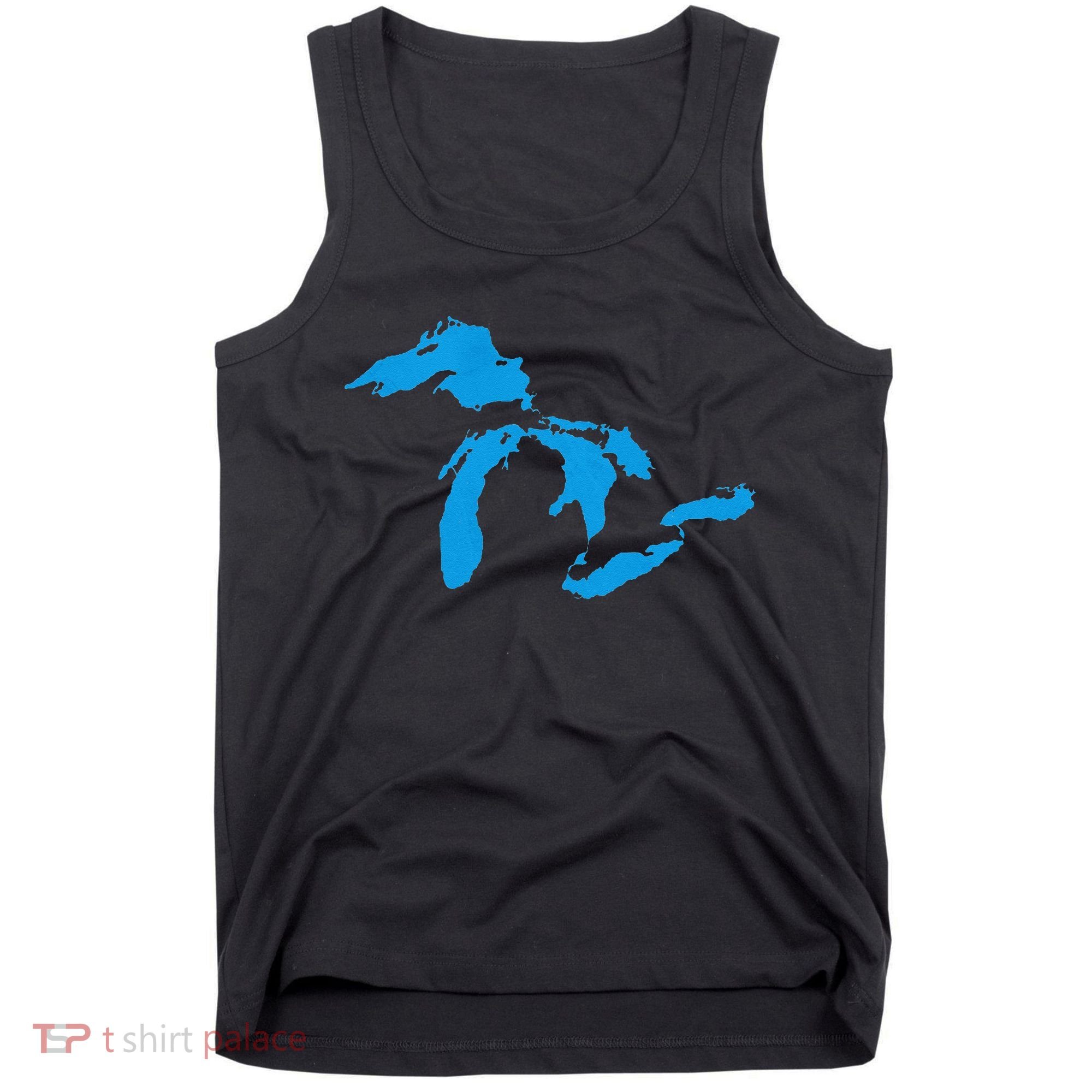 Five Great Lakes American Midwest Native Fresh Water Tank Top