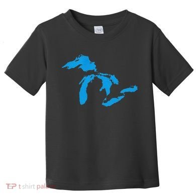 Five Great Lakes American Midwest Native Fresh Water Toddler T-Shirt