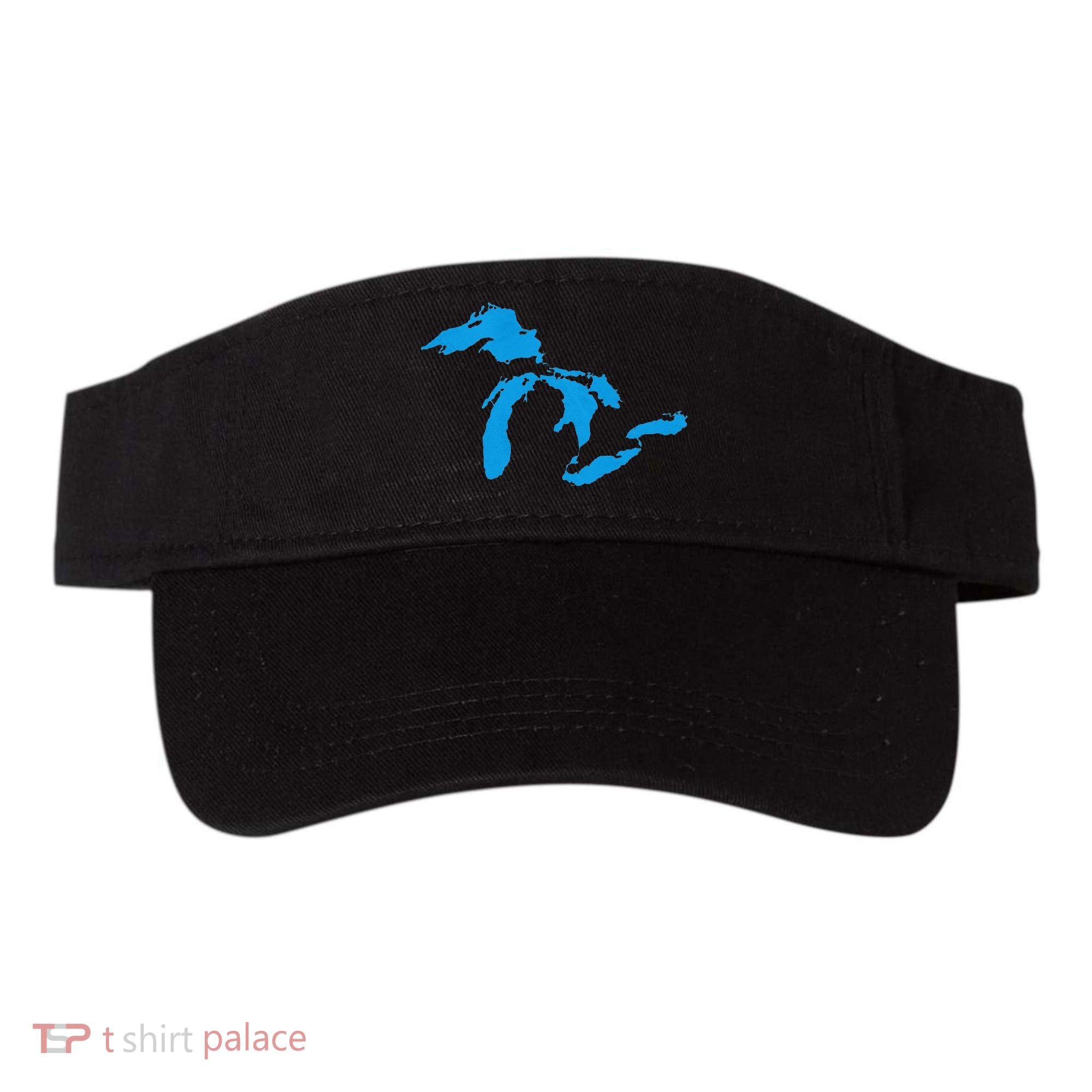 Five Great Lakes American Midwest Native Fresh Water Visor