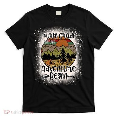 Fourth Grade Let The Adventure Begin Team 4th Grade Teacher T-Shirt