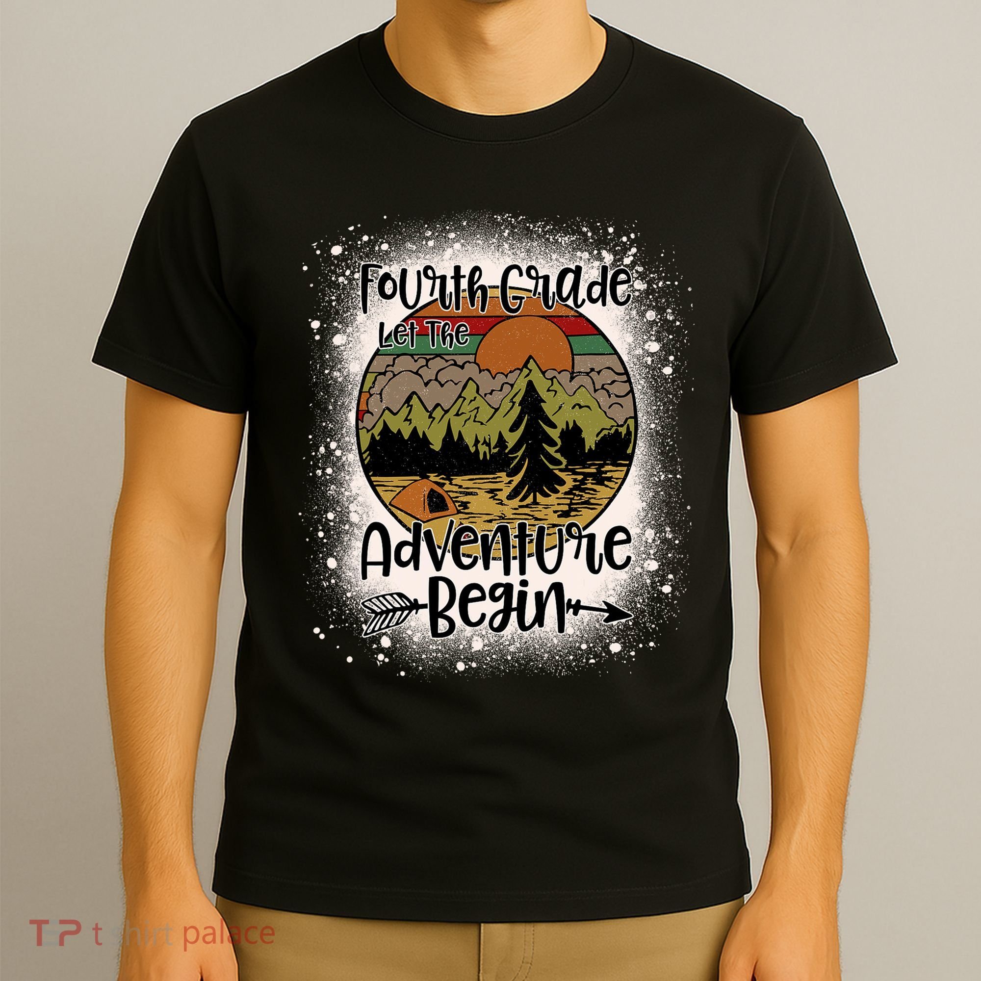 Fourth Grade Let The Adventure Begin Team 4th Grade Teacher T-Shirt