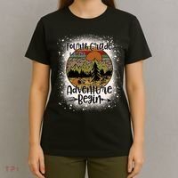 Fourth Grade Let The Adventure Begin Team 4th Grade Teacher T-Shirt thumb 4