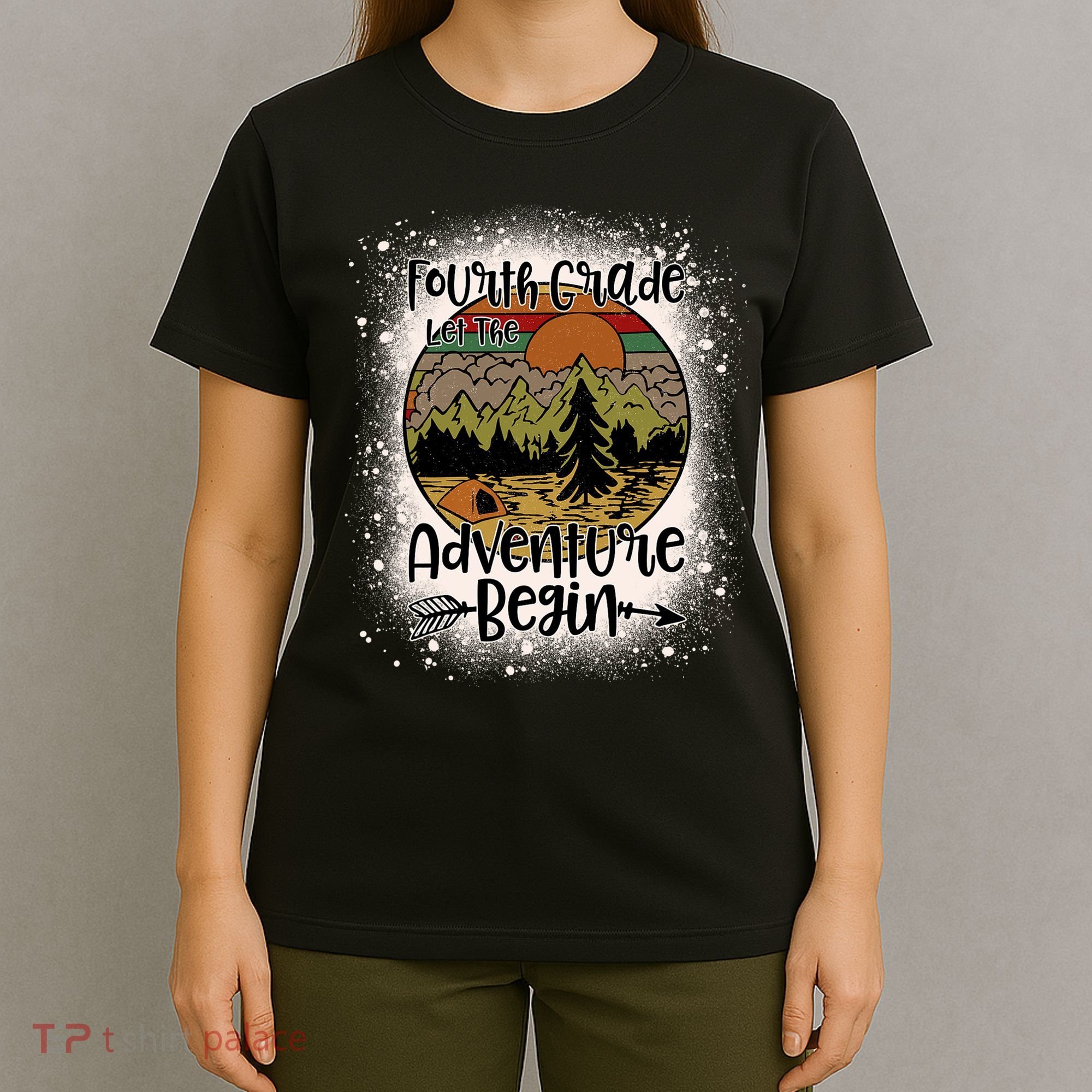 Fourth Grade Let The Adventure Begin Team 4th Grade Teacher T-Shirt