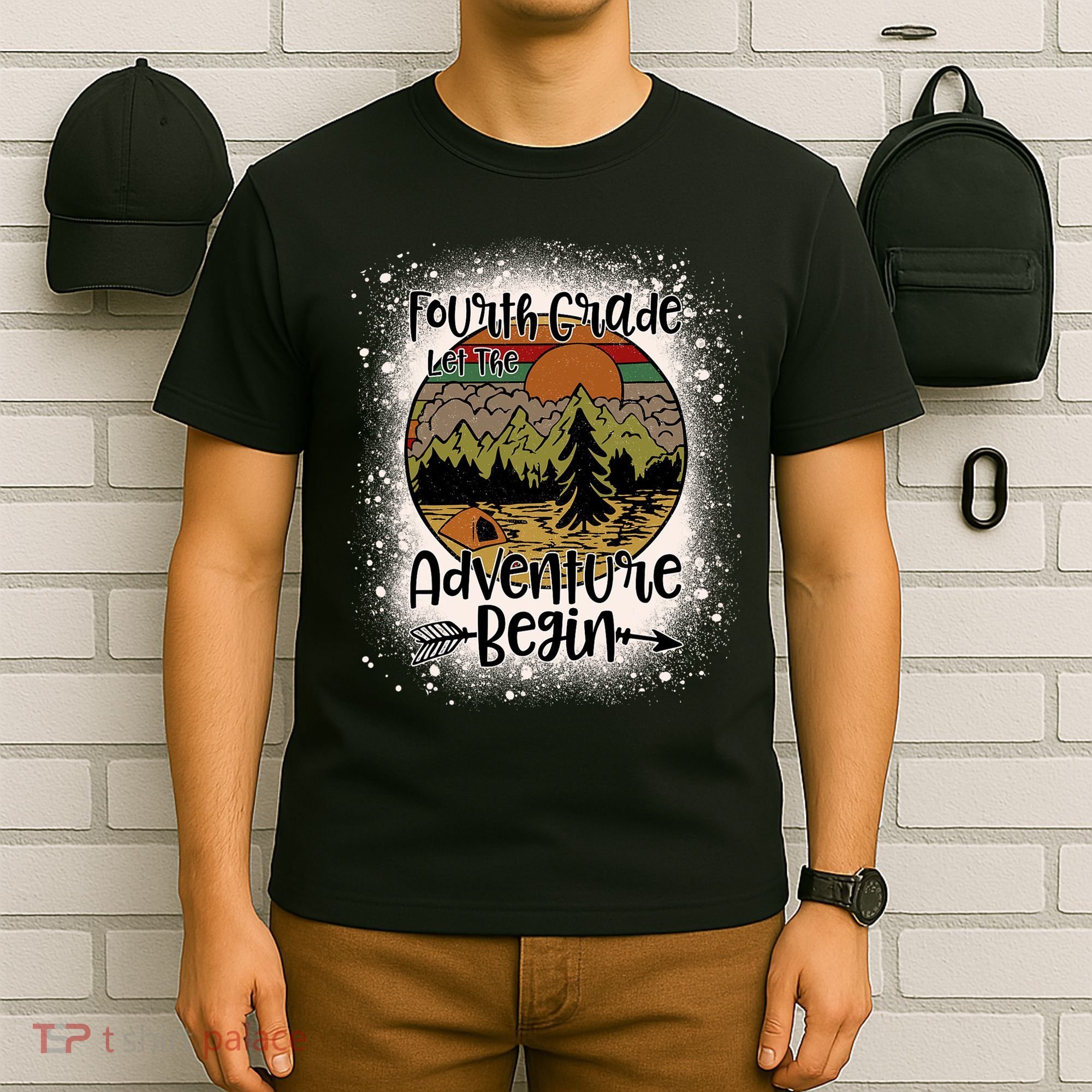 Fourth Grade Let The Adventure Begin Team 4th Grade Teacher T-Shirt