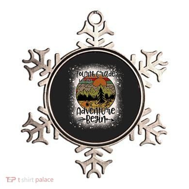Fourth Grade Let The Adventure Begin Team 4th Grade Teacher Ornament