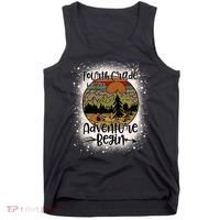Fourth Grade Let The Adventure Begin Team 4th Grade Teacher Tank Top thumb 0