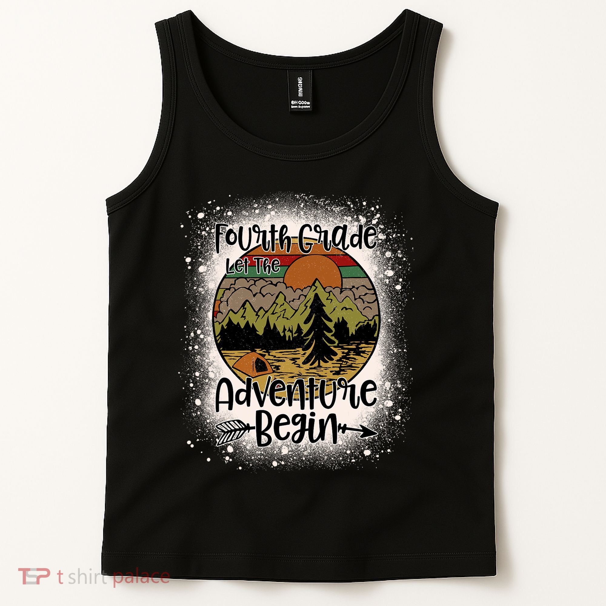 Fourth Grade Let The Adventure Begin Team 4th Grade Teacher Tank Top