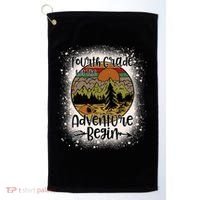 Fourth Grade Let The Adventure Begin Team 4th Grade Teacher Golf Towel thumb 0