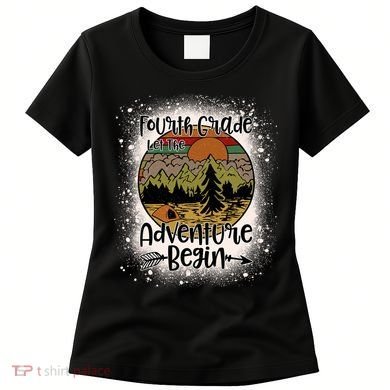Fourth Grade Let The Adventure Begin Team 4th Grade Teacher Women's T-Shirt