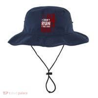 Funny Gun Lovers I Don't Run I Reload Gun Owners US Flag Bucket Hat thumb 0