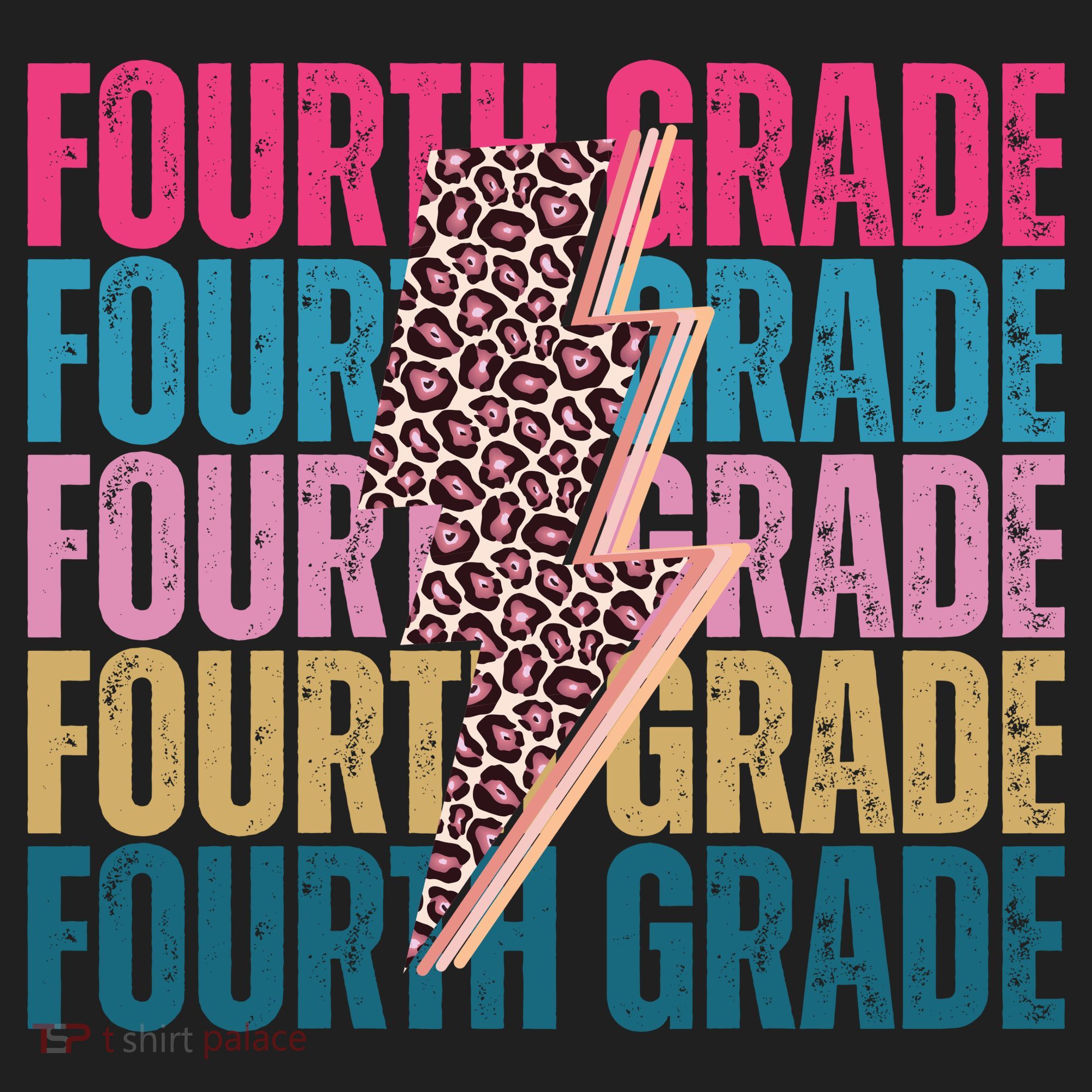 Fourth Grade Lighting Cheetah Back To School Women's Sweatshirt