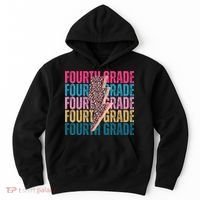 Fourth Grade Lighting Cheetah Back To School Hoodie thumb 0
