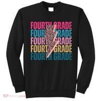 Fourth Grade Lighting Cheetah Back To School Sweatshirt thumb 0