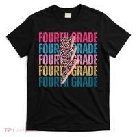 Fourth Grade Lighting Cheetah Back To School T-Shirt thumb 0