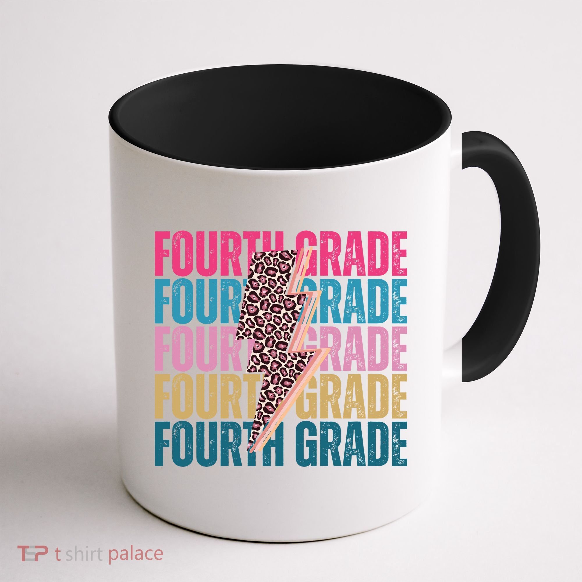 Fourth Grade Lighting Cheetah Back To School Coffee Mug
