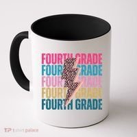 Fourth Grade Lighting Cheetah Back To School Coffee Mug thumb 0