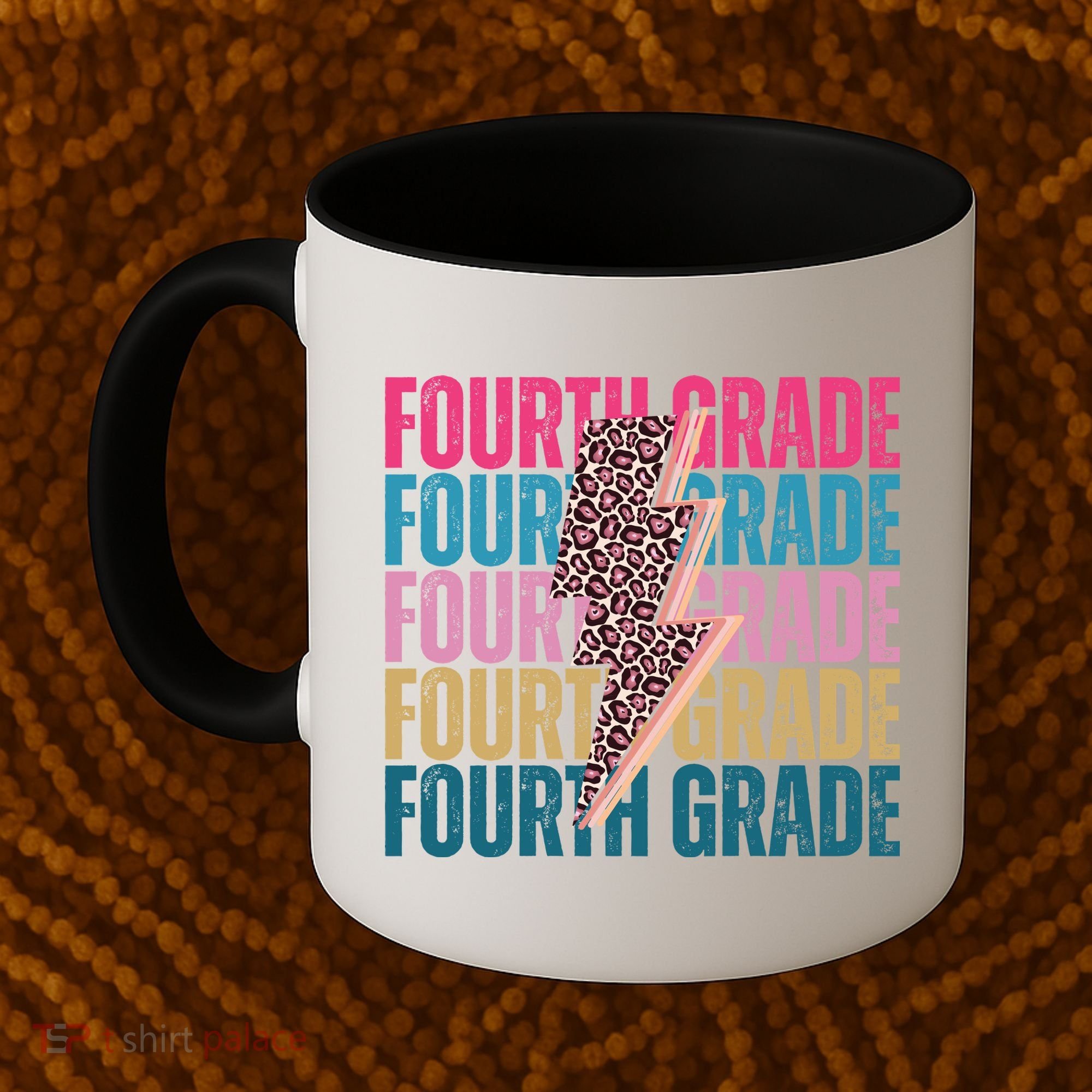 Fourth Grade Lighting Cheetah Back To School Coffee Mug