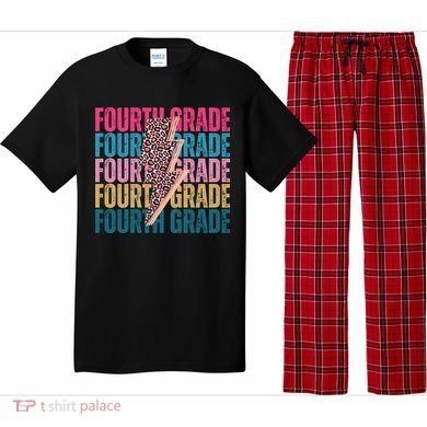 Fourth Grade Lighting Cheetah Back To School Pajama Set