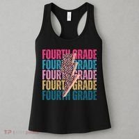 Fourth Grade Lighting Cheetah Back To School Women's Tank Top thumb 3
