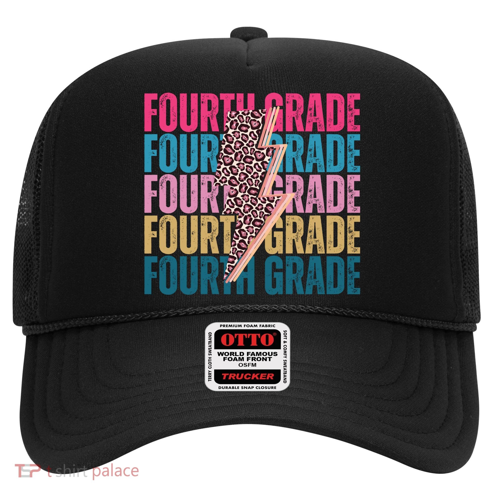 Fourth Grade Lighting Cheetah Back To School Hat