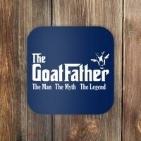 Funny Goat Lover Gifts For Dads And Men The Goat Father Coaster thumb 0
