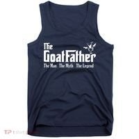 Funny Goat Lover Gifts For Dads And Men The Goat Father Tank Top thumb 0