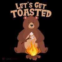 Funny Get Let's Toasted Camping Bear Hoodie thumb 7