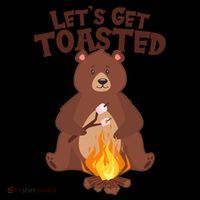 Funny Get Let's Toasted Camping Bear Coffee Mug thumb 5