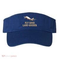 Fly Good Land Gooder Funny Airplane Aviation Airline Pilot Gift Visor thumb 0