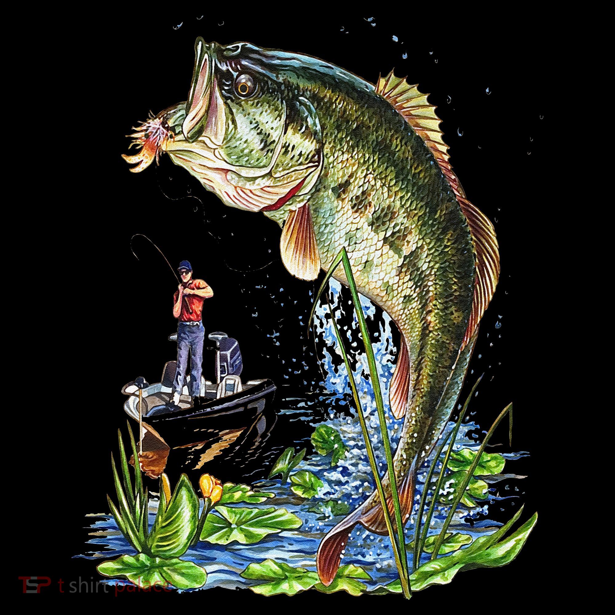 Fishing Graphic Large Mouth Bass Fish Coffee Mug