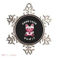 Funny Good Luck Japanese Cat Turbo Granny Yokai Cat Sarcasm Ornament thumb 0