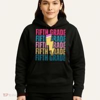 Fifth Grade Lightning Pencil Back To School Hoodie thumb 5