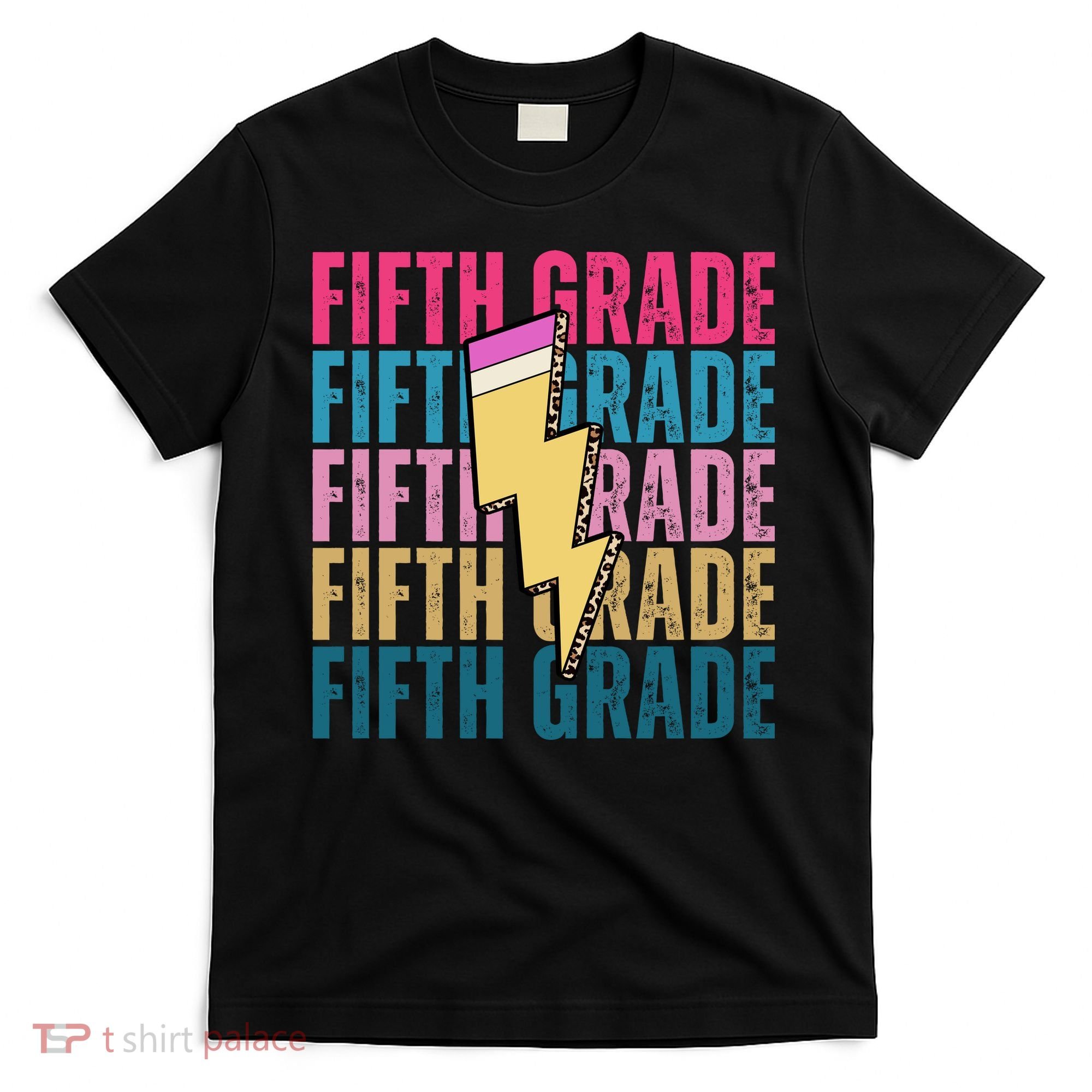Fifth Grade Lightning Pencil Back To School T-Shirt
