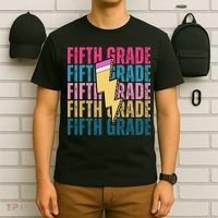 Fifth Grade Lightning Pencil Back To School T-Shirt thumb 6