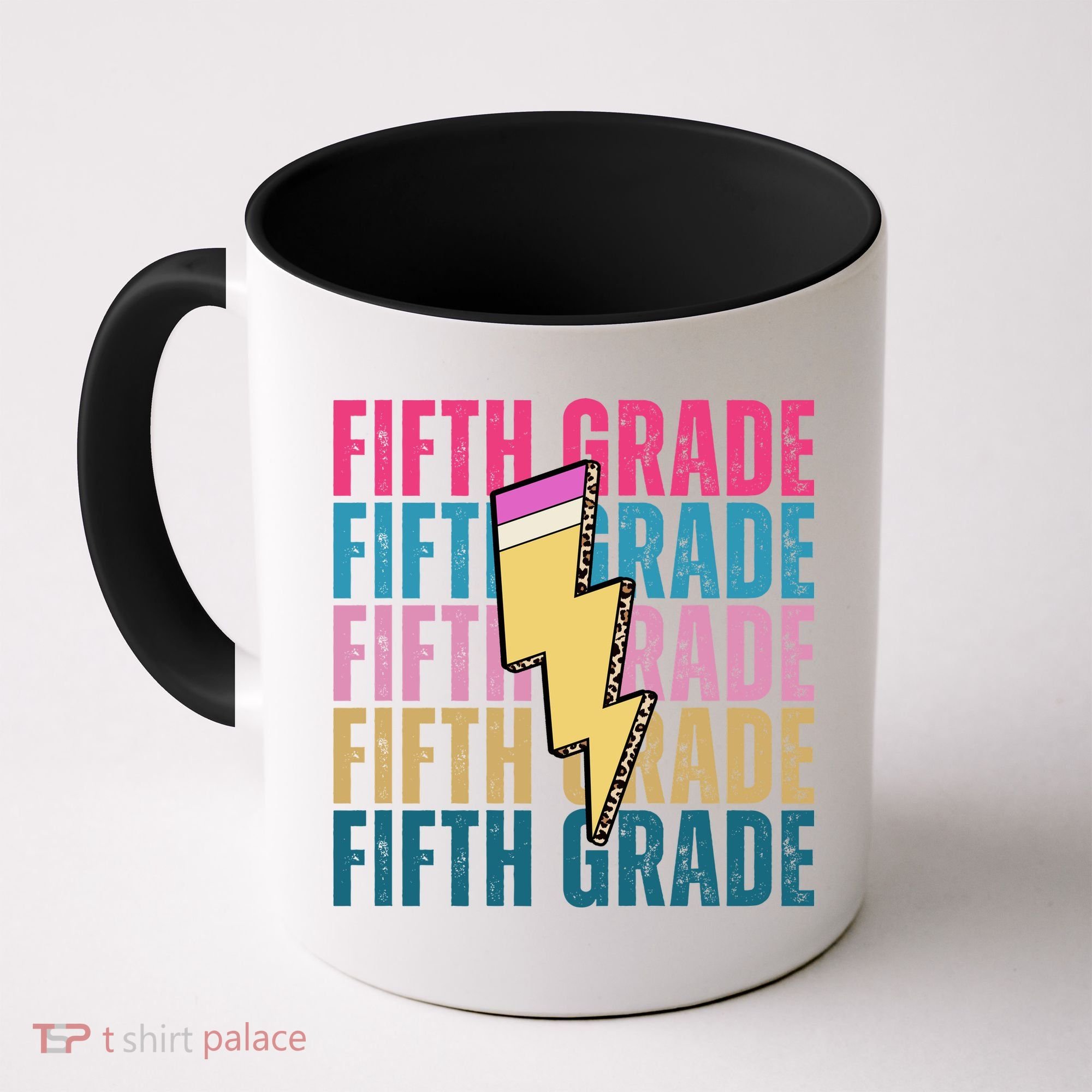 Fifth Grade Lightning Pencil Back To School Coffee Mug