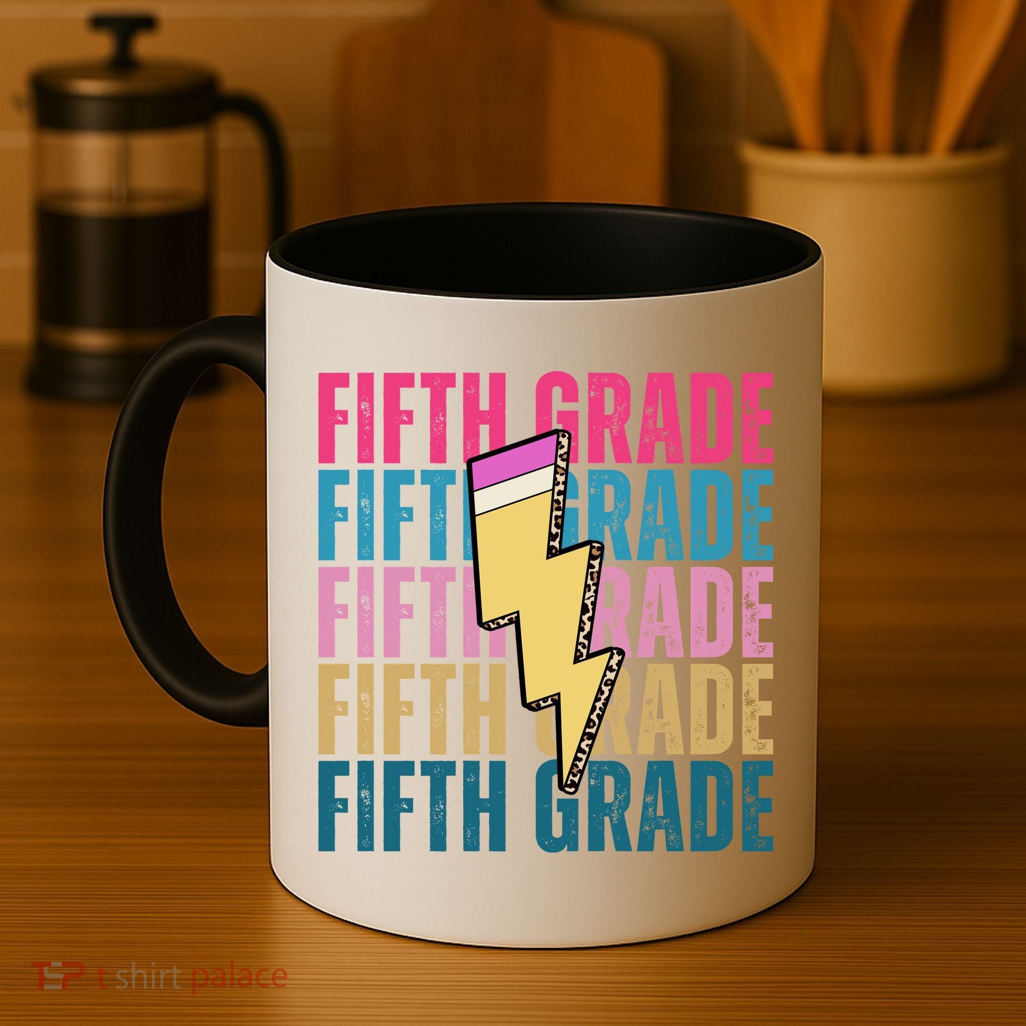 Fifth Grade Lightning Pencil Back To School Coffee Mug