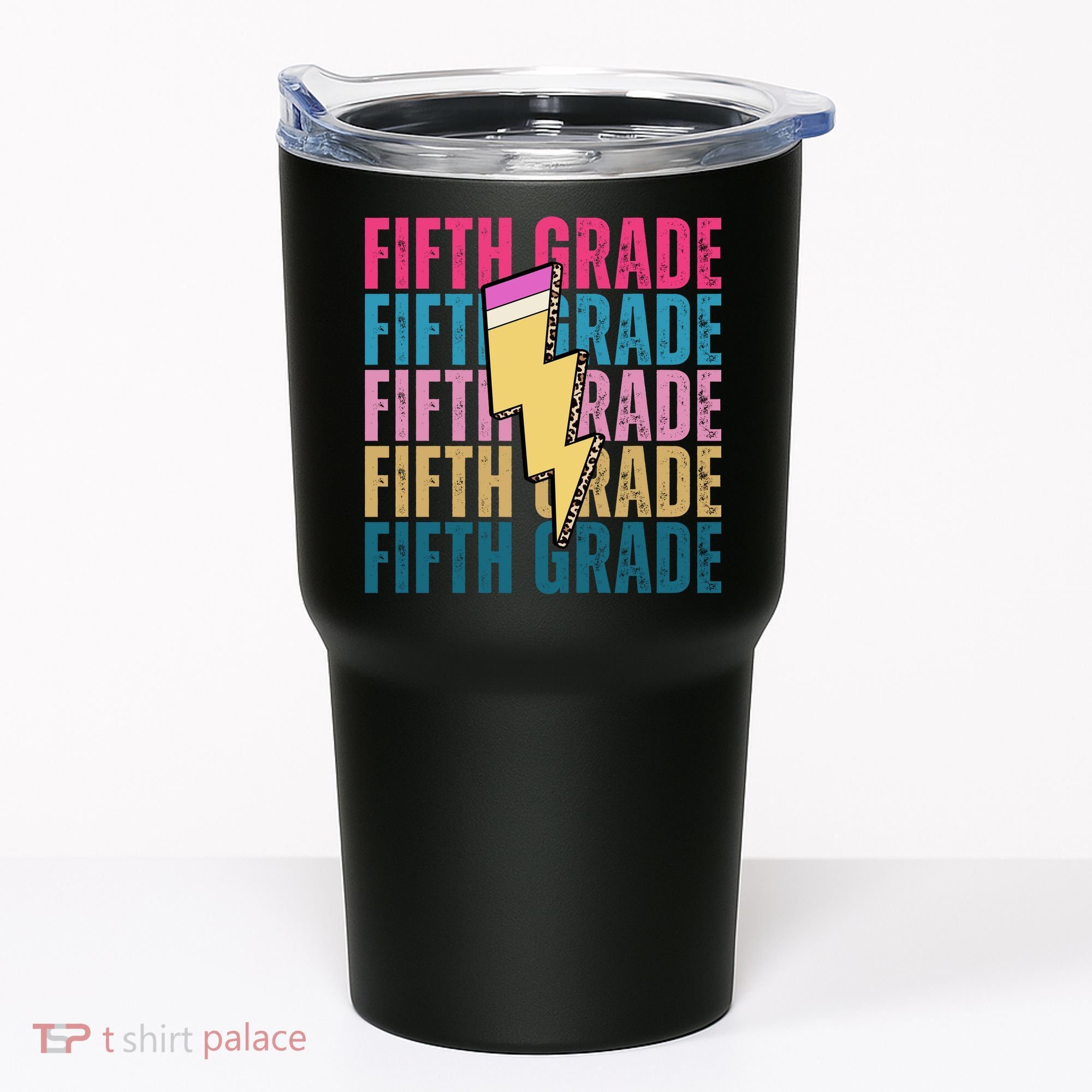 Fifth Grade Lightning Pencil Back To School Tumbler