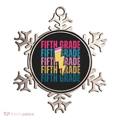 Fifth Grade Lightning Pencil Back To School Ornament
