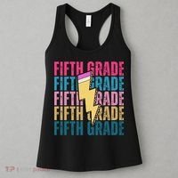 Fifth Grade Lightning Pencil Back To School Women's Tank Top thumb 3