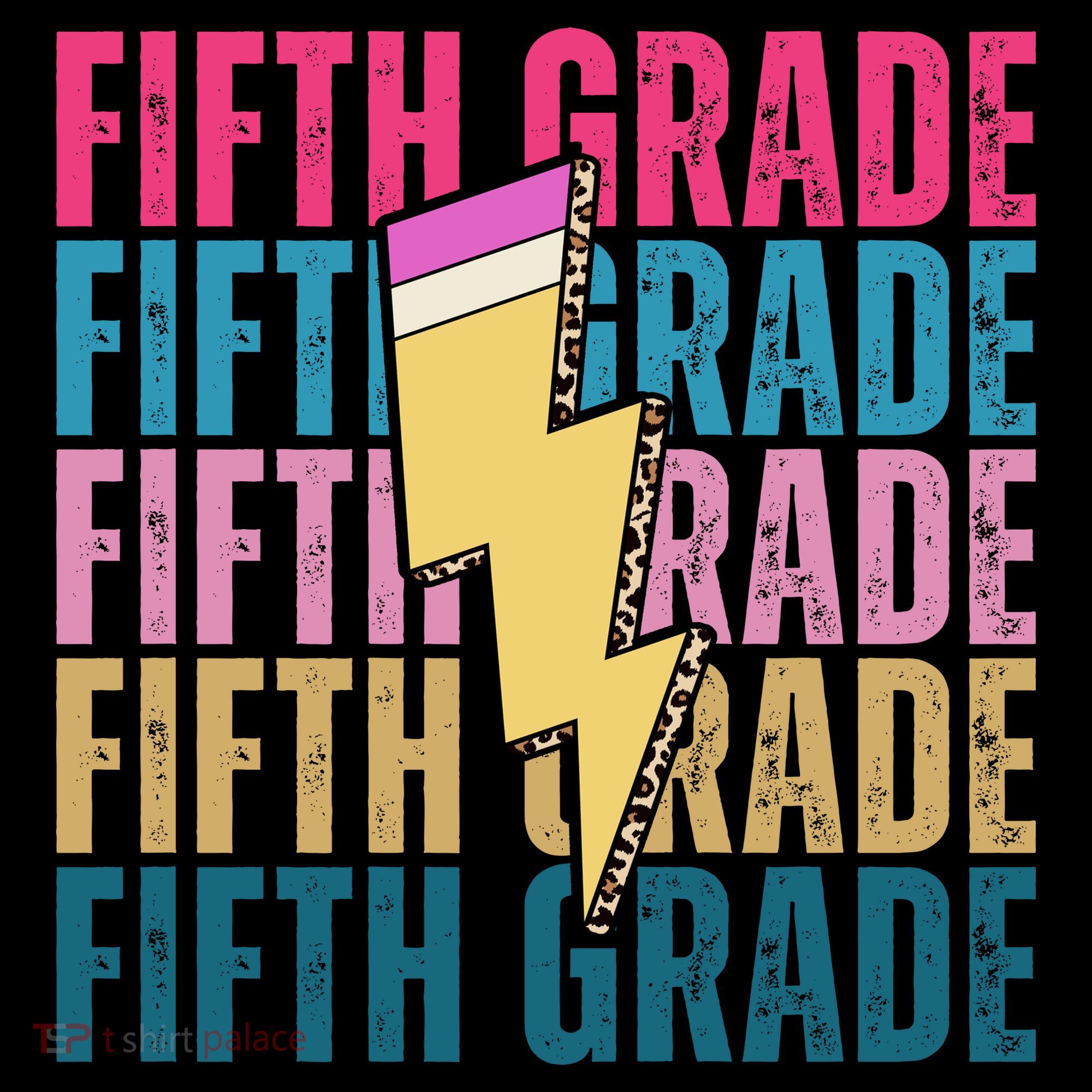 Fifth Grade Lightning Pencil Back To School Women's Tank Top