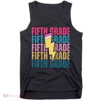Fifth Grade Lightning Pencil Back To School Tank Top thumb 0
